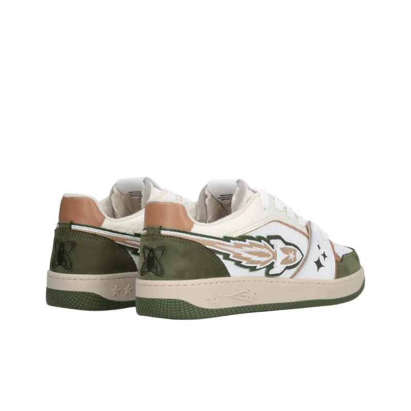 ENTERPRISE JAPAN Ej Egg Rocket Low Top Skateboard Shoes Men's Green-3
