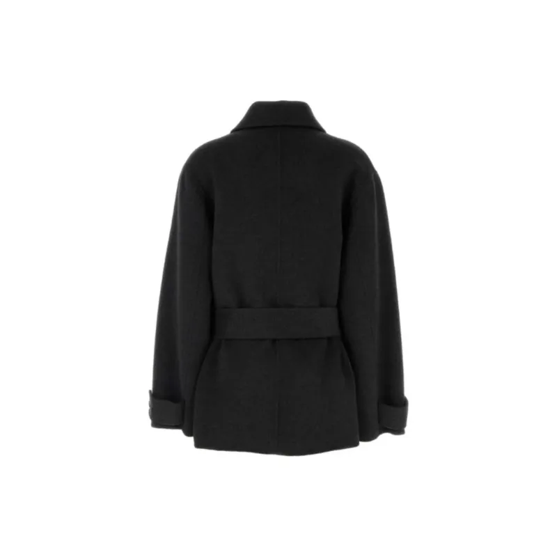 PHILOSOPHY DI LORENZO SERAFINI Double Breasted Tied Waist Coat-1