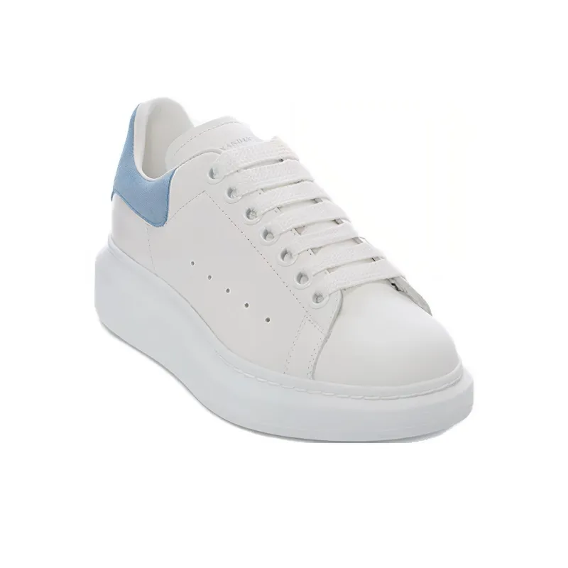 Alexander McQueen Oversized Sneaker 'White Dream Blue Suede' Women's-2