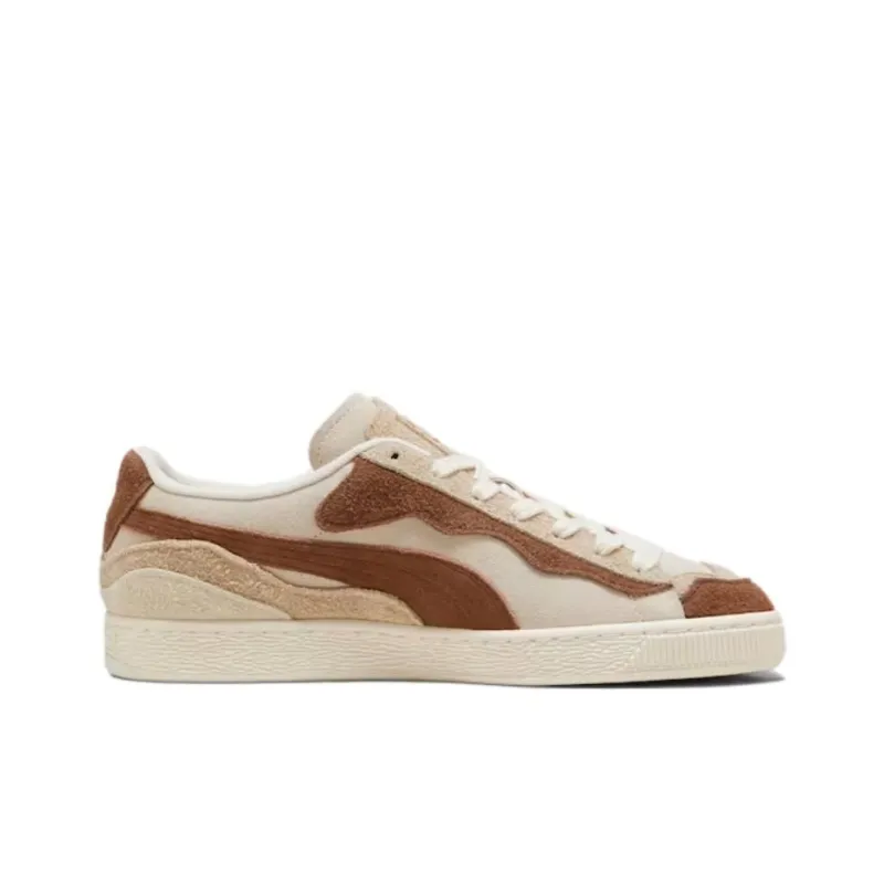 PUMA Suede Trippy Anti Slip Wear Resistant Low Top Skateboard Shoes Unisex Ivory White-1