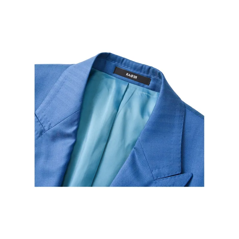 RARE Business Suit Men's Cobalt Blue-3