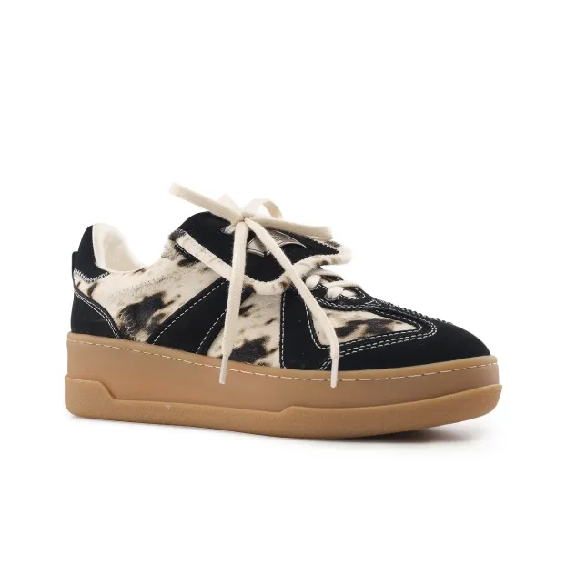 Lucia Tacci Designer Collection Casual Shoes Unisex Low Top Black-1