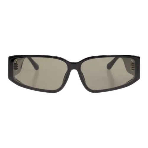 Linda Farrow Senna Rectangle-frame Sunglasses