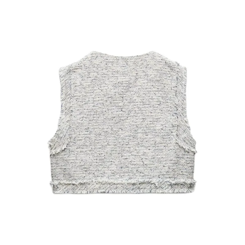ZARA Vest Women's Nude/Sea Blue-1