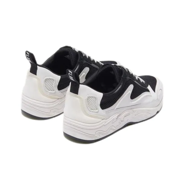 Sandro Low Top Casual Shoes Women's Black White-1