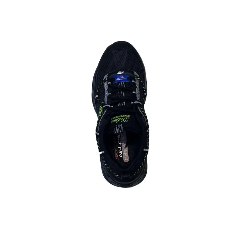 Skechers DLites 4.0 Euphoric Step 'Black Lime' Women's-2