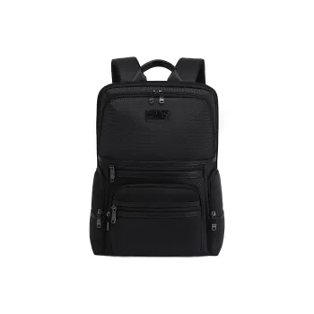 QRST Composite Fabric With Microfiber Travel Bag, Backpack, Laptop Bag, Backpack Men's Black