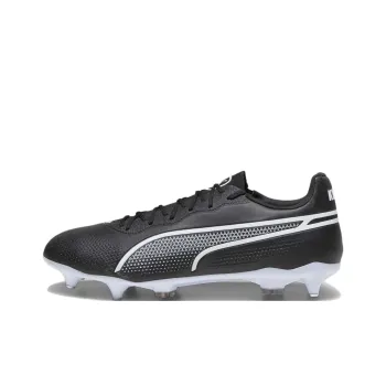 PUMA King Pro Soccer Shoes Unisex Low-Top Black/White