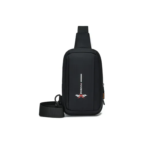 BOBDOG Scratch-Resistant Water-Resistant Oxford Material Sling Bag Regular Unisex Black/Grey/Yellow/Jasper