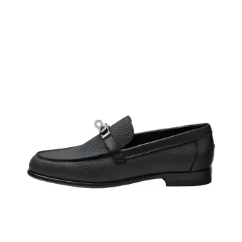 HERMES Destin Casual Single Shoes Women's Black