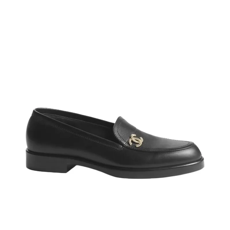 CHANEL 24B Loafers Women's Black-1