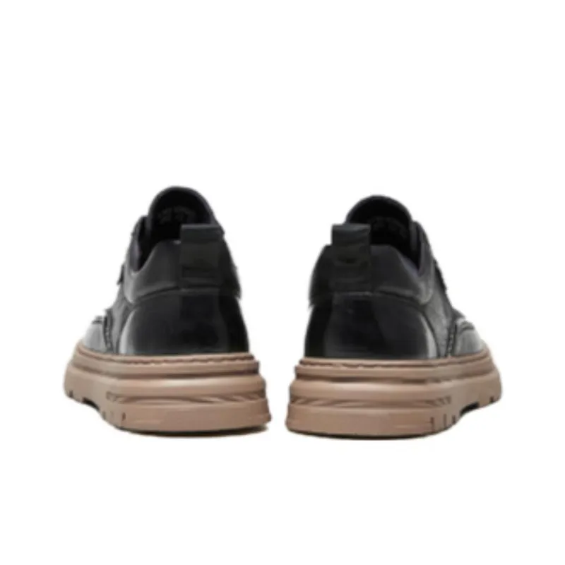 CAMEL Men's Casual Shoes Men Low Top Earth Yellow, Black-8