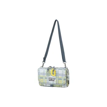 Columbia Polyester Shoulder Bag Crossbody Bag Wallet Unisex Dark Mountain Pattern