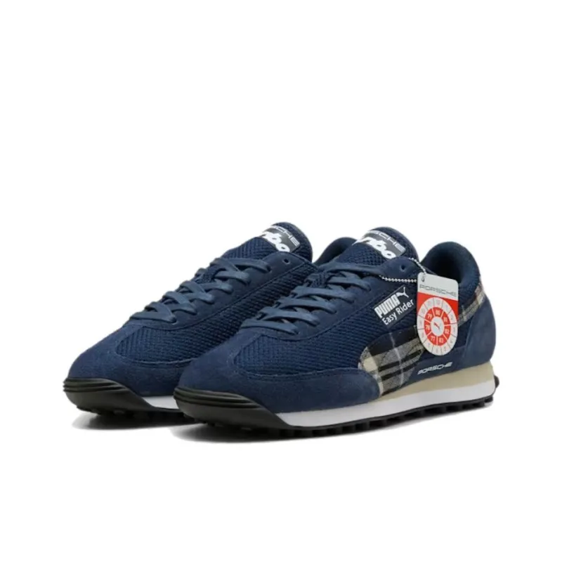 PUMA Porsche Legacy Anti Slip Wear Resistant Low Top Training Shoes Unisex Blue-2
