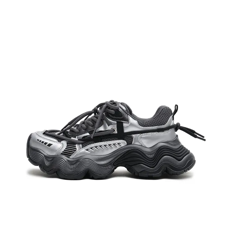 MASOOMAKE Breathable Height Increase Chunky Sneakers Women's-16