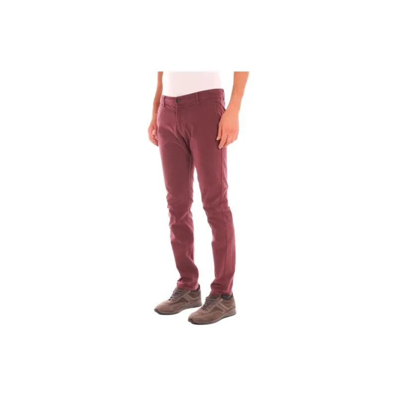 DANIELE ALESSANDRINI Jeans Men's Burgundy-3