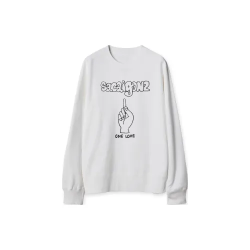 Sacai Sweatshirts Men White