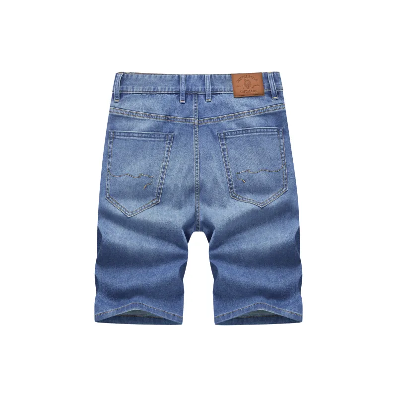 SEPTWOLVES Denim Shorts Men Medium Blue 112-1