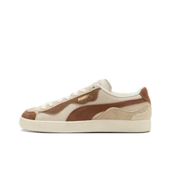 PUMA Suede Trippy Anti Slip Wear Resistant Low Top Skateboard Shoes Unisex Ivory White