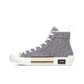 DIOR B23 High Top Ruthenium Colored Oblique Jacquard