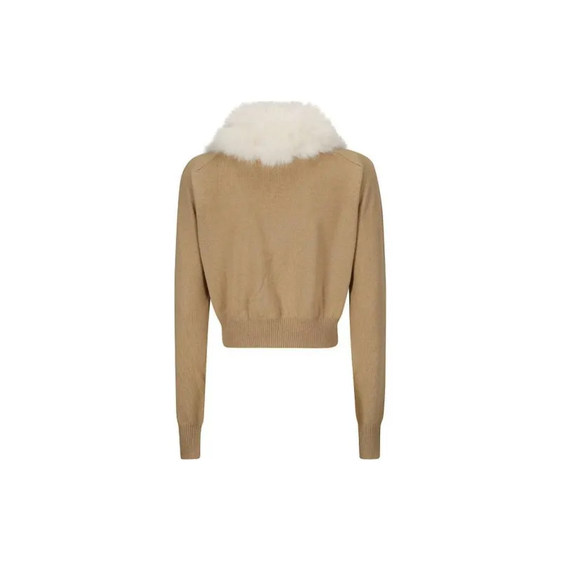 SportMax Buttoned Long Sleeved Cardigan-1