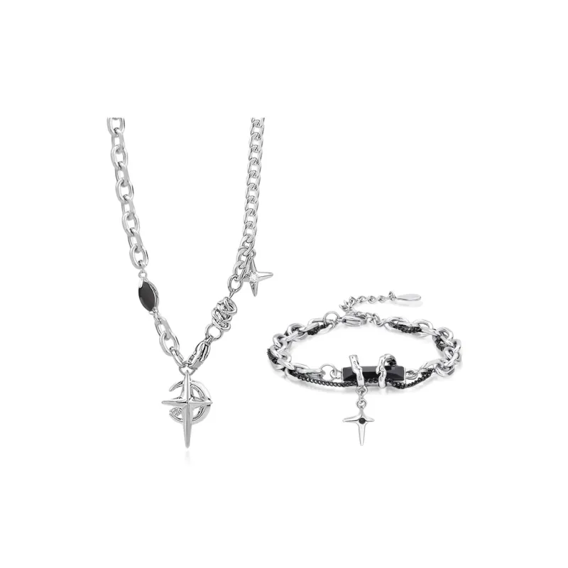 MISS TOOYA Titanium Steel Necklaces Unisex-8