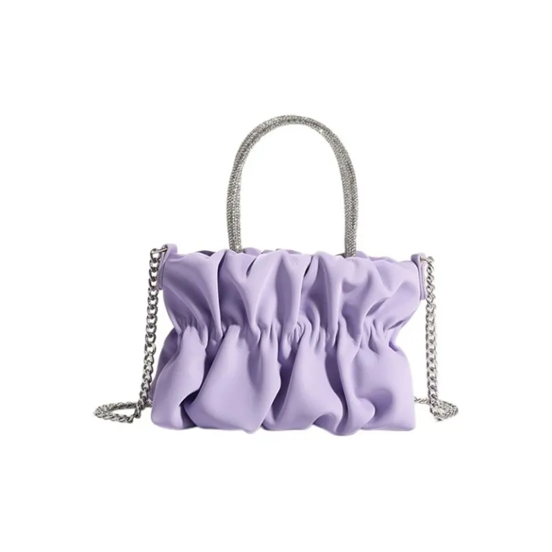 Carksky PU Shoulder Bag, Crossbody Bag, Handbag Women's Purple/Pink/Green/Black-5