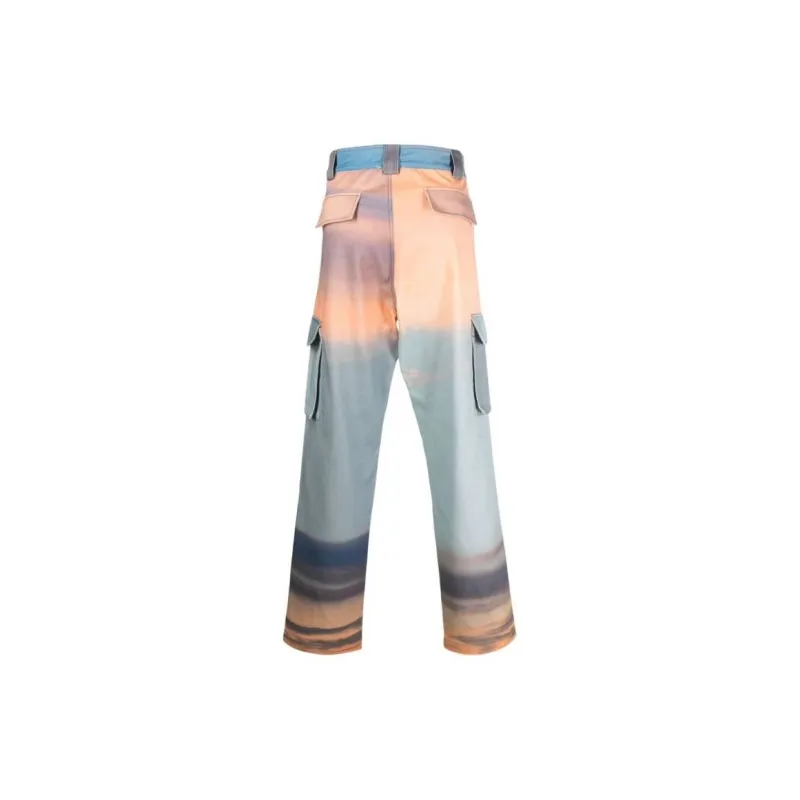 Blue Sky Inn Abstract print Cotton Trousers-1