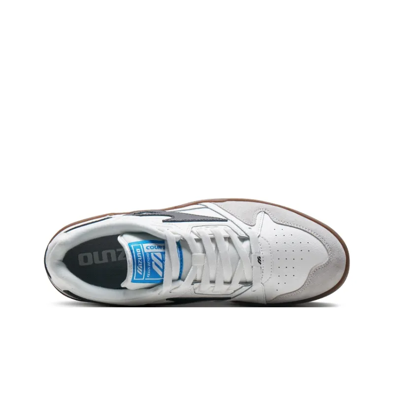 Mizuno Anti Slip Wear Resistant Low Top Casual Shoes Unisex Beige White Black Brown-3