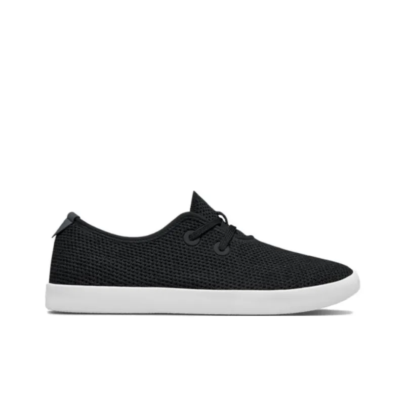 Allbirds Tree Skippers Anti-Slip Wear-Resistant Low-Top Skateboard Shoes Women's Obsidian Black-1