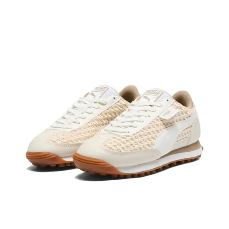 PUMA Easy Rider Anti Slip Wear Resistant Low Top Casual Shoes Women's Ecru-2
