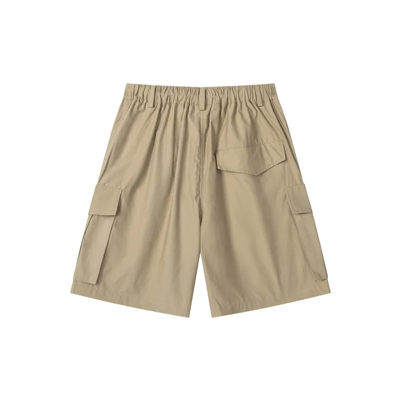 Heartboon Cargo Shorts Unisex Khaki-1