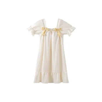OUSHIBO Nightgown Women's Apricot