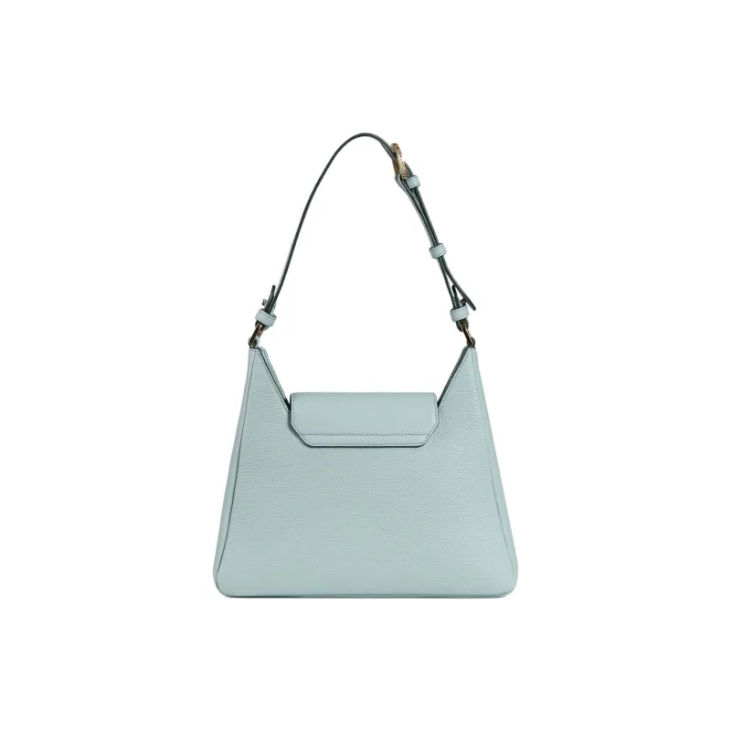 Strathberry Grained Calfskin Hobo Bag Handbag Shoulder Bag Women's Duck Egg Blue-2