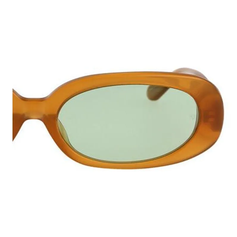 Linda Farrow X Rowen Rose Cara Oval Frame Sunglasses-2
