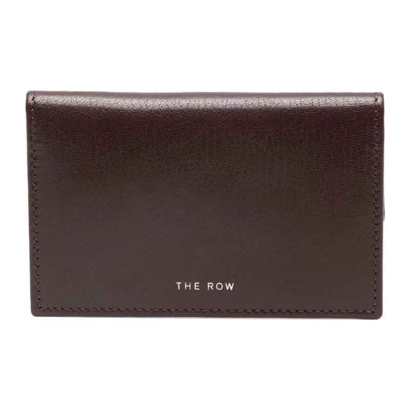 THE ROW Calfskin Wallet Women's Coffee-1