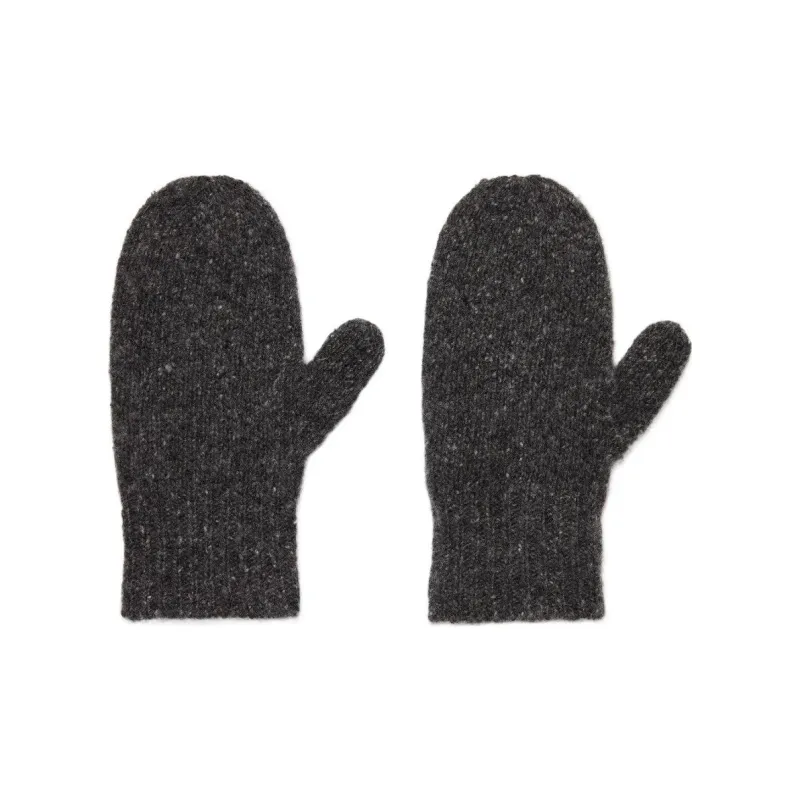 VINCE Cashmere Knit Gloves Women's Gray-0