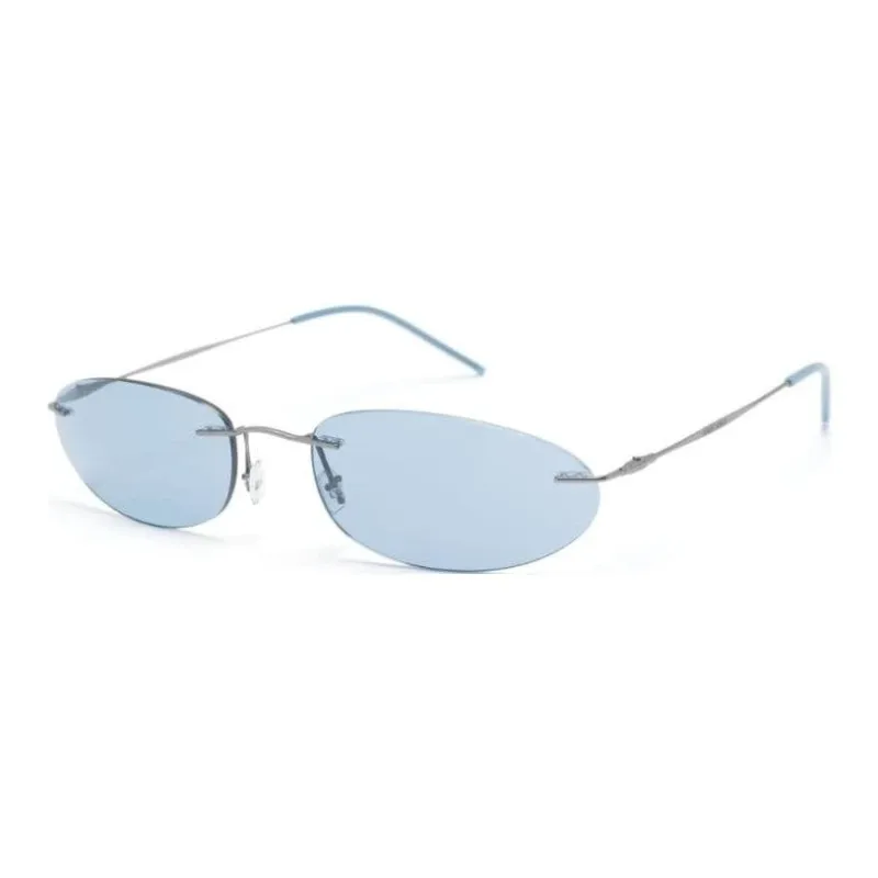 GIORGIO ARMANI Oval frame Sunglasses-0