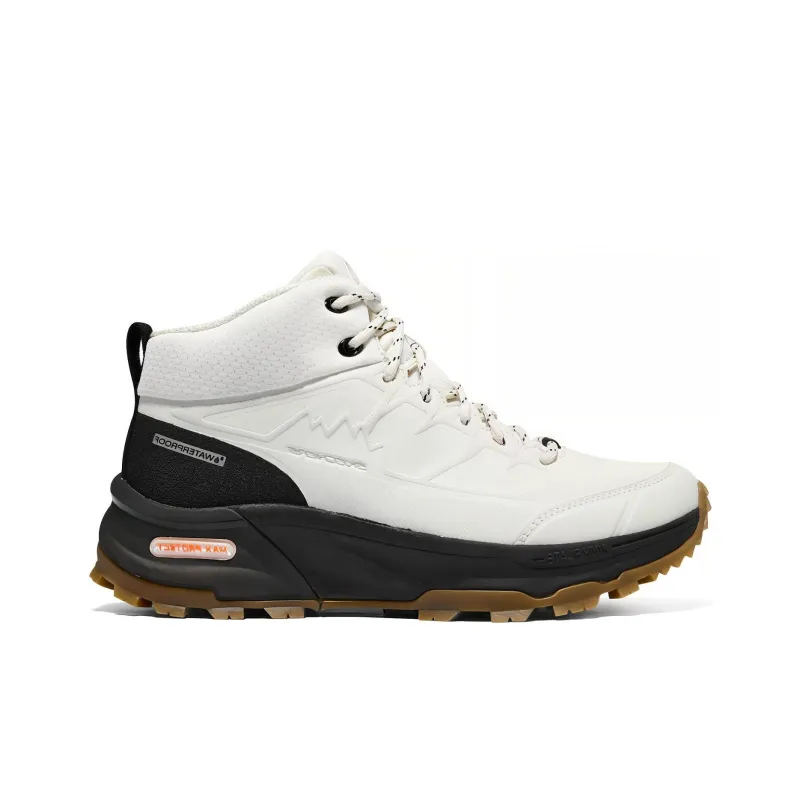 Skechers OUTDOOR Anti Slip Wear Resistant Mid Top Casual Shoes Women's White Black-1