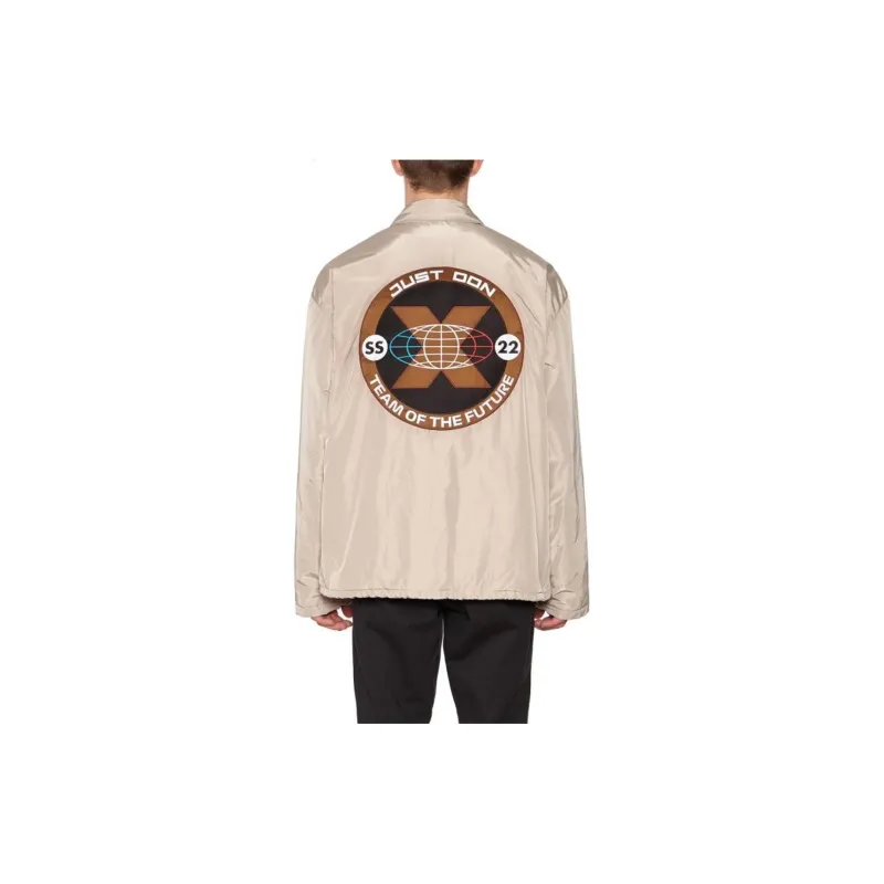 Just Don Patch detail Shirt Jacket-2
