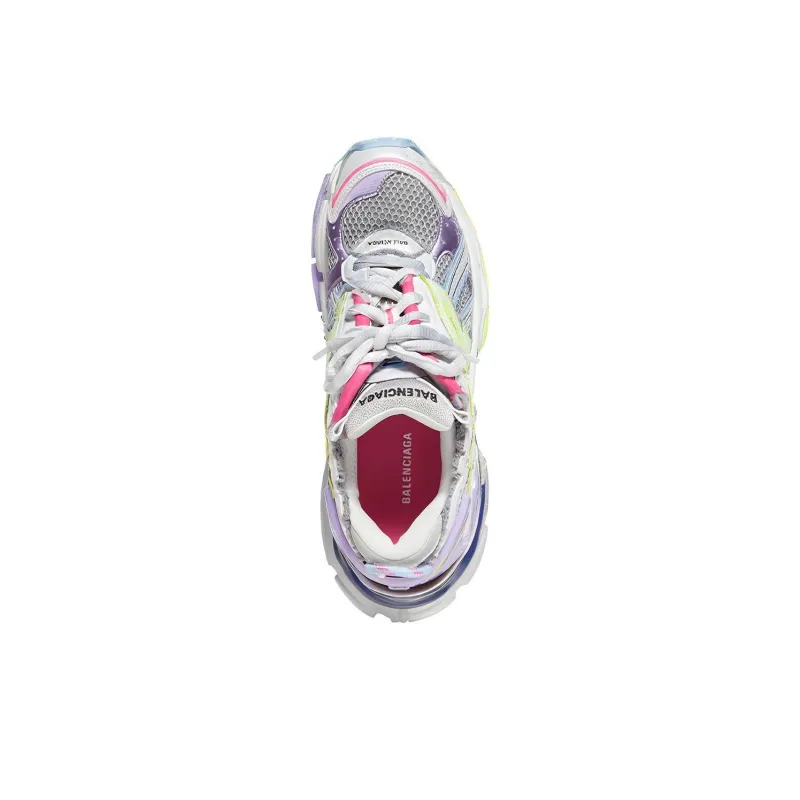 Balenciaga Women's Runner Sneaker 'Grey Light Purple'-4