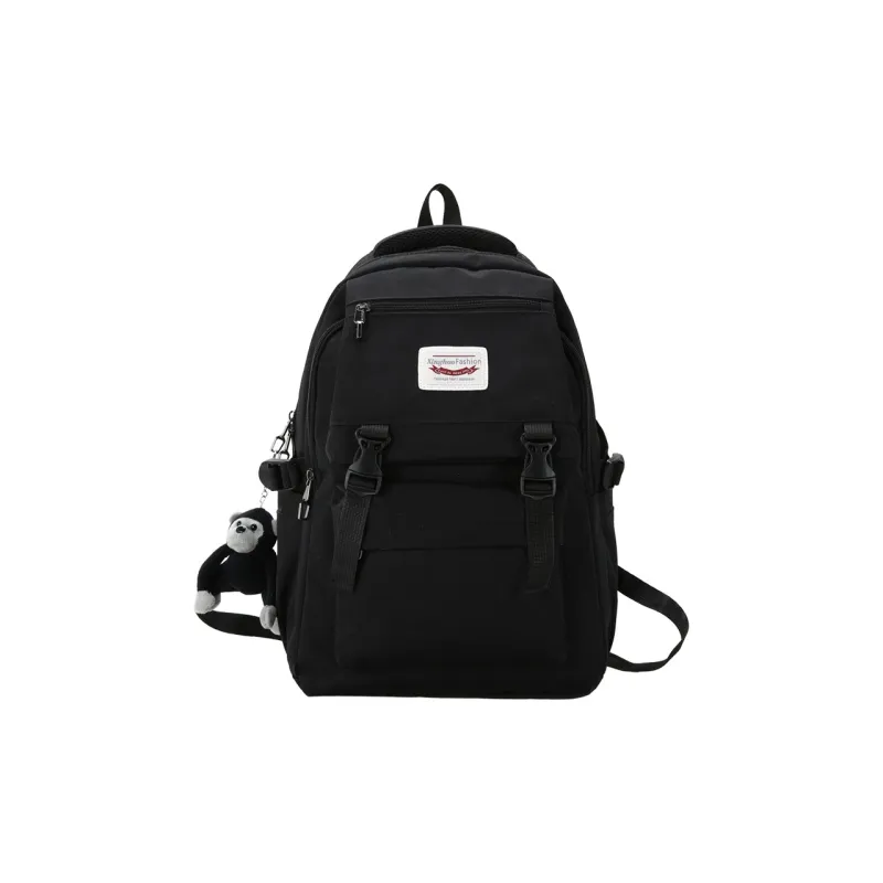 Venerable Brahma Nylon Backpack Unisex Gray/Black/Purple/Blue/Pink-1