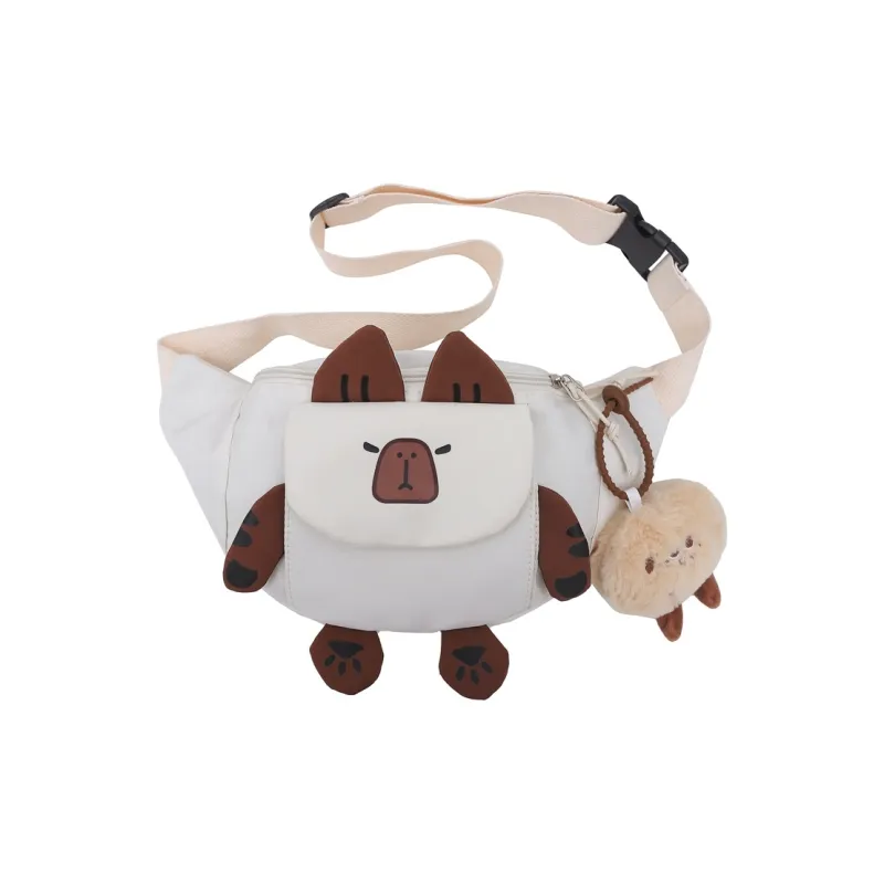 Parker Bear Nylon Sling Bag Unisex Multicolor-7