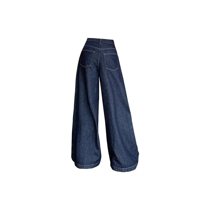 TURN UP Jeans Women's Dark Blue-1