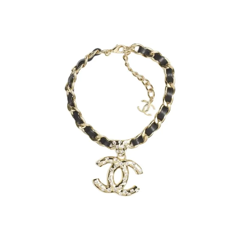 CHANEL Sheepskin Necklaces Women's Multicolor-1