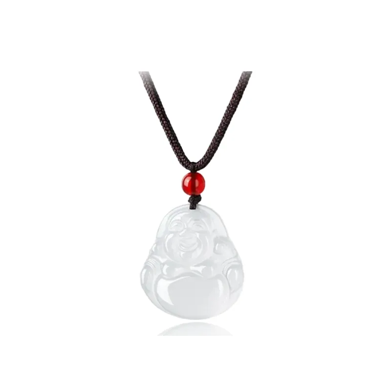 Chongqing Gold Store Chalcedony Jade Necklaces Unisex-3