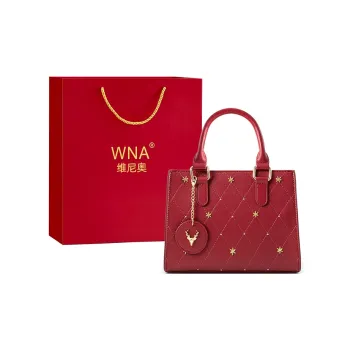 Vigno Synthetic Leather Handbag One Shoulder Crossbody Regular Women's Red