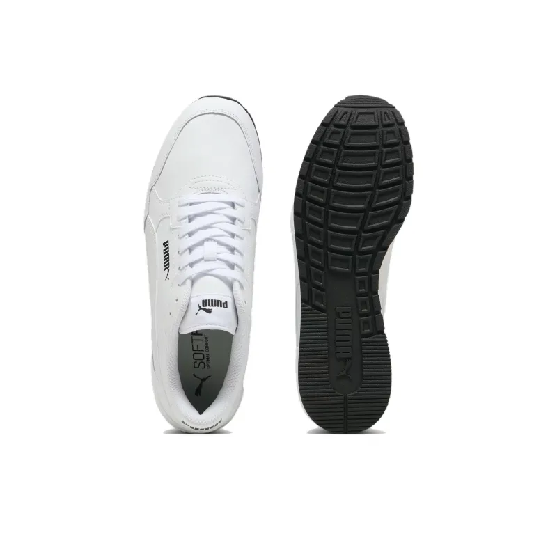 PUMA St Runner Anti Slip Wear Resistant Low Top Casual Shoes Unisex White-3