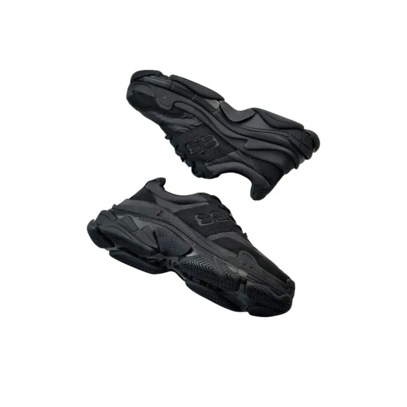 Balenciaga Triple S Nylon Black-4