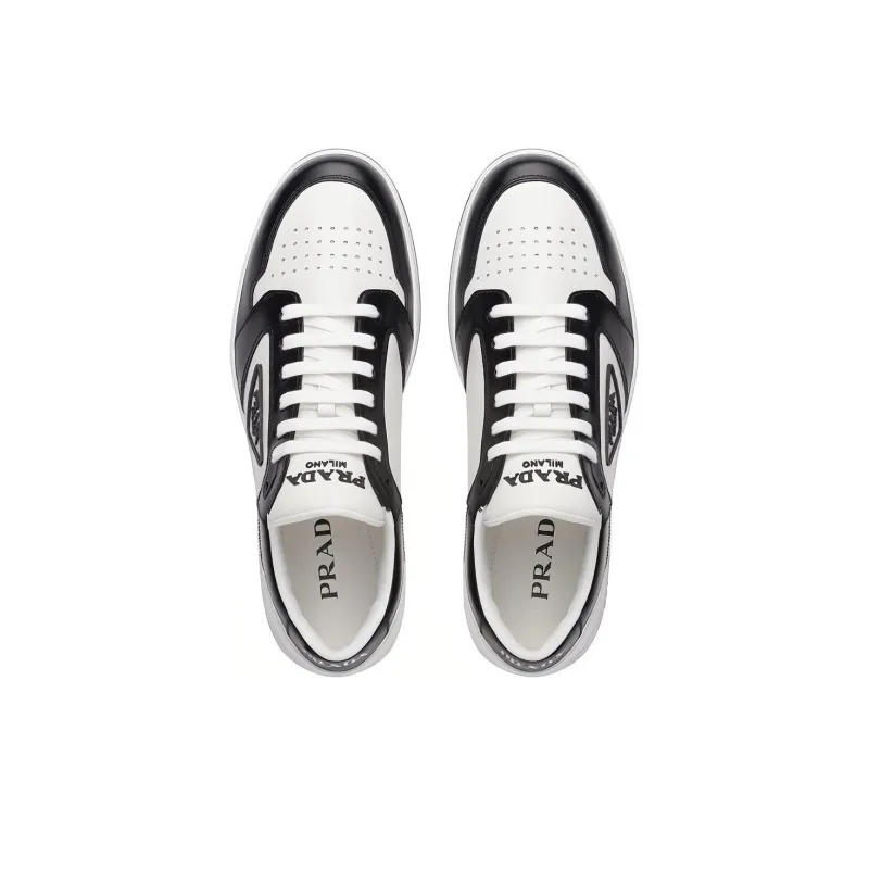 PRADA District Leather White Black White-4